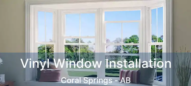  Vinyl Window Installation Coral Springs - AB