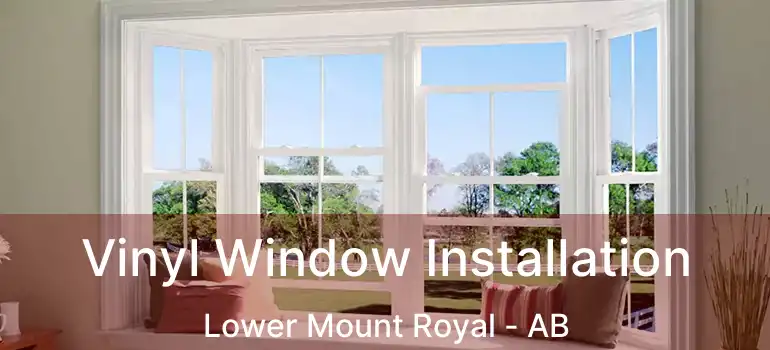  Vinyl Window Installation Lower Mount Royal - AB