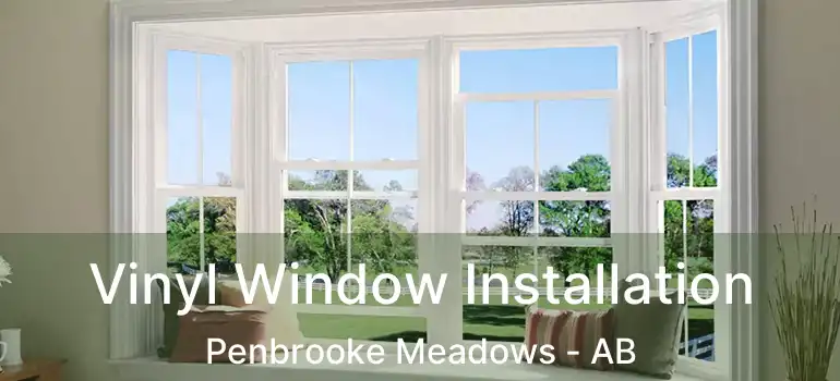  Vinyl Window Installation Penbrooke Meadows - AB