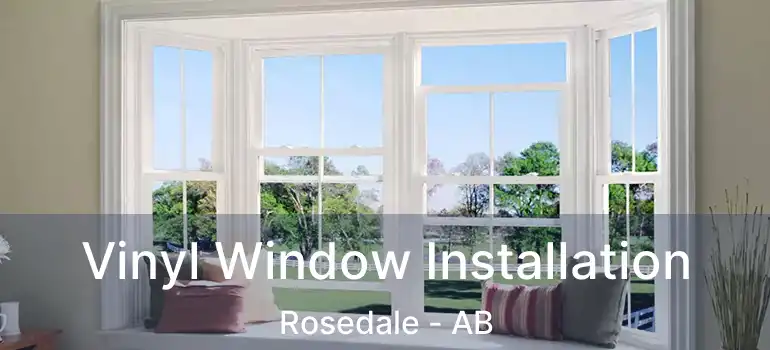 Vinyl Window Installation Rosedale - AB