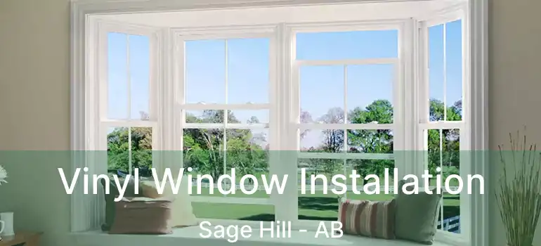  Vinyl Window Installation Sage Hill - AB