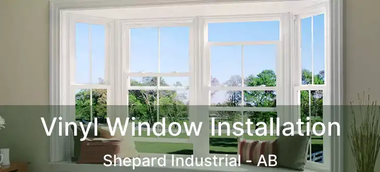  Vinyl Window Installation Shepard Industrial - AB