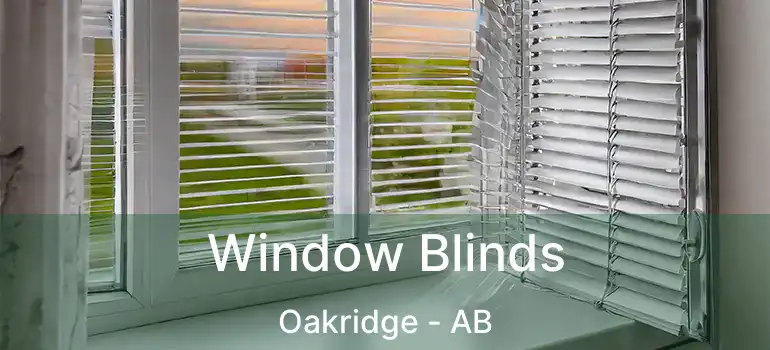 Window Blinds Oakridge - AB