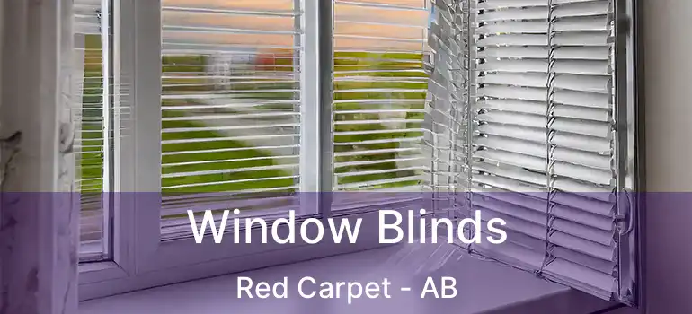  Window Blinds Red Carpet - AB