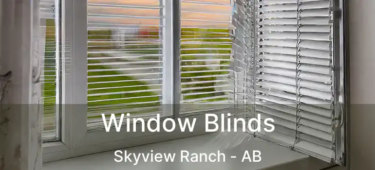  Window Blinds Skyview Ranch - AB