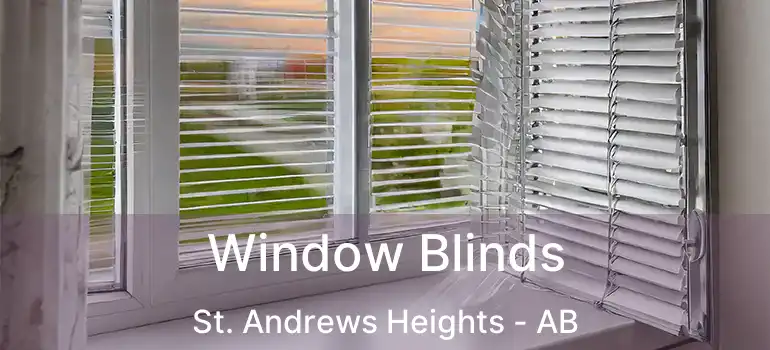  Window Blinds St. Andrews Heights - AB
