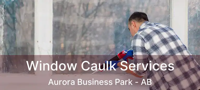  Window Caulk Services Aurora Business Park - AB