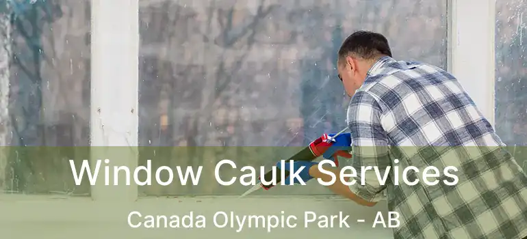  Window Caulk Services Canada Olympic Park - AB