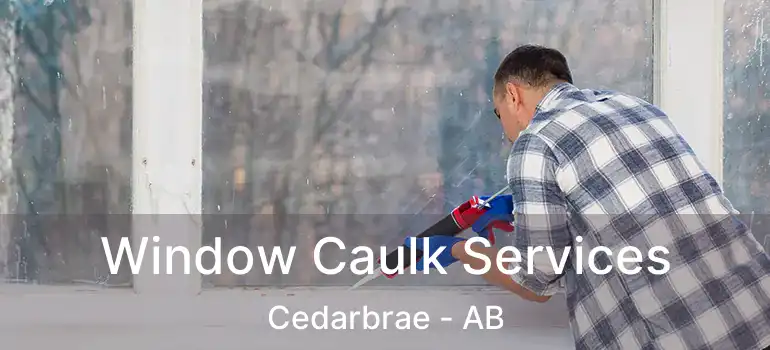  Window Caulk Services Cedarbrae - AB