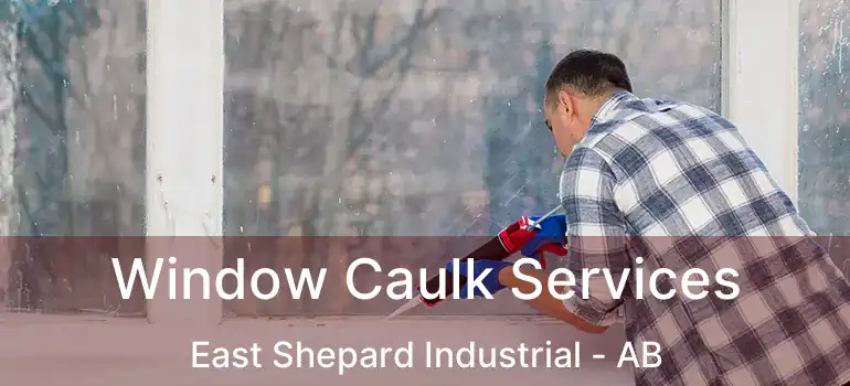  Window Caulk Services East Shepard Industrial - AB