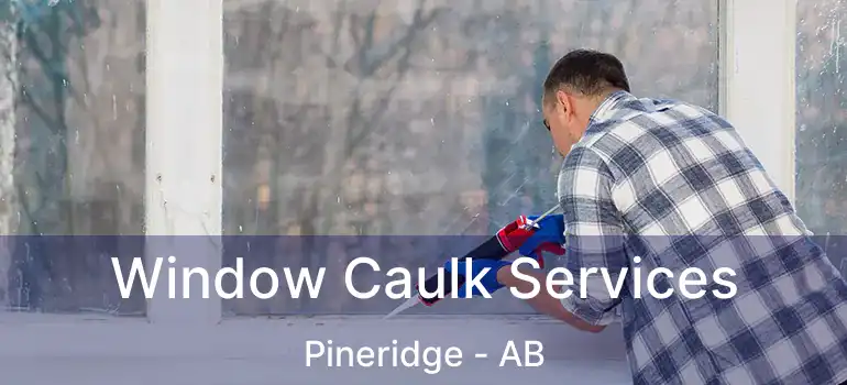  Window Caulk Services Pineridge - AB