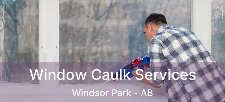  Window Caulk Services Windsor Park - AB