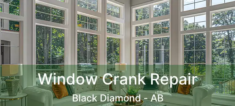  Window Crank Repair Black Diamond - AB