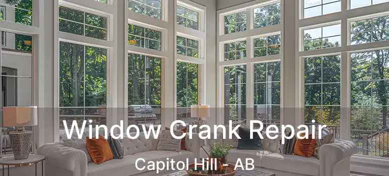  Window Crank Repair Capitol Hill - AB
