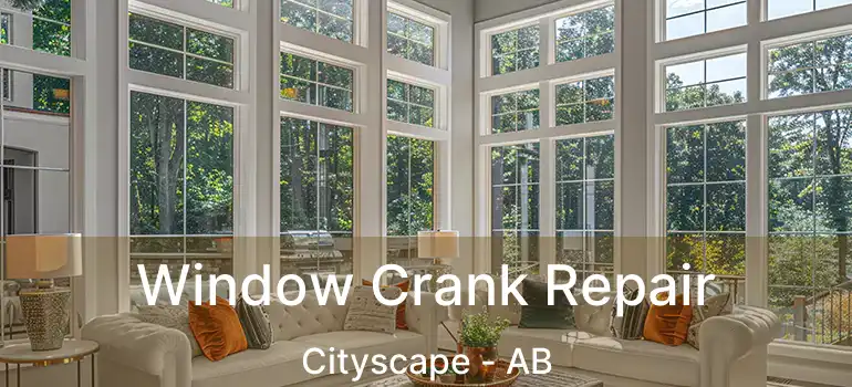  Window Crank Repair Cityscape - AB