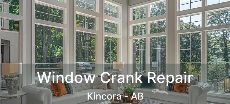  Window Crank Repair Kincora - AB