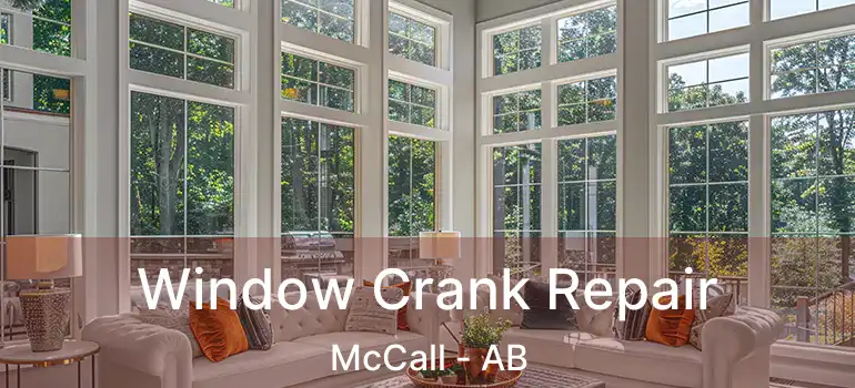  Window Crank Repair McCall - AB