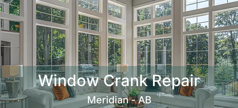  Window Crank Repair Meridian - AB