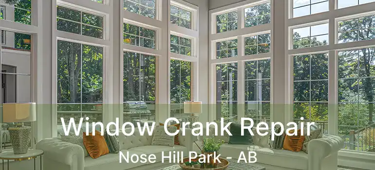  Window Crank Repair Nose Hill Park - AB