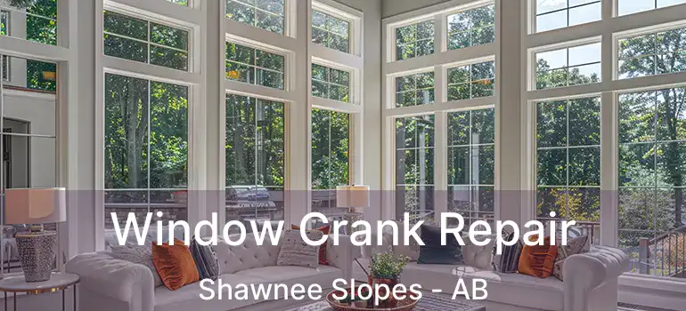  Window Crank Repair Shawnee Slopes - AB