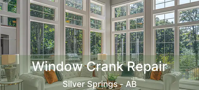  Window Crank Repair Silver Springs - AB