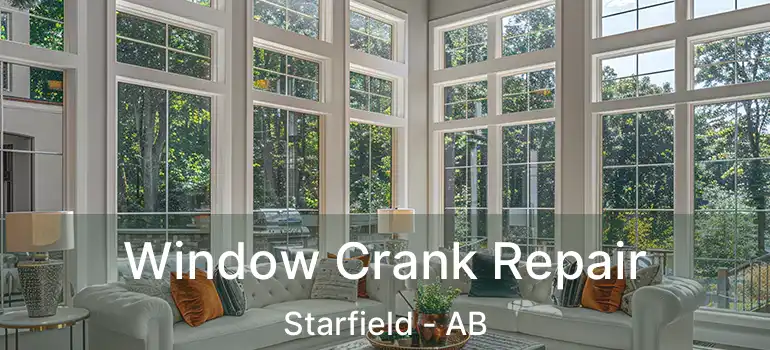  Window Crank Repair Starfield - AB