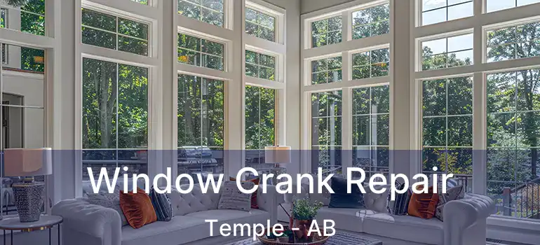  Window Crank Repair Temple - AB