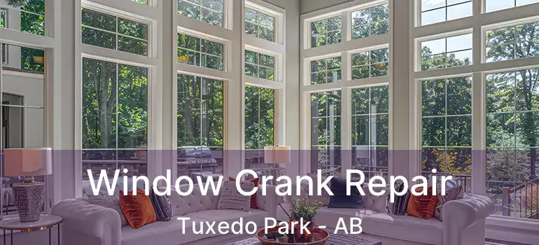  Window Crank Repair Tuxedo Park - AB