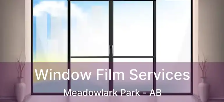  Window Film Services Meadowlark Park - AB
