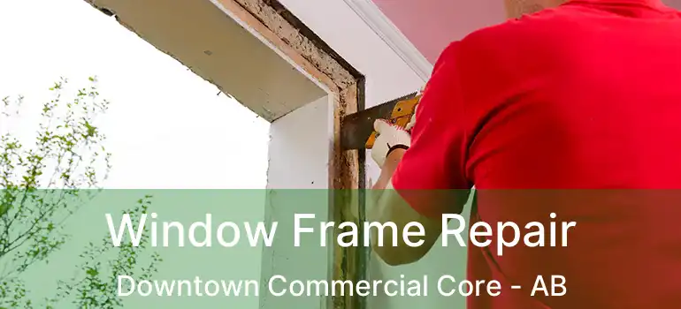  Window Frame Repair Downtown Commercial Core - AB