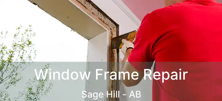  Window Frame Repair Sage Hill - AB