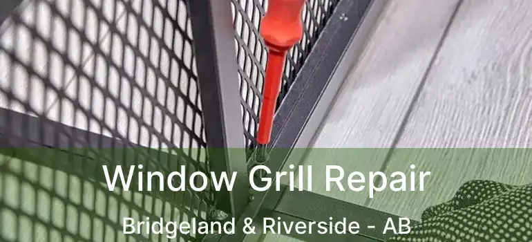  Window Grill Repair Bridgeland & Riverside - AB