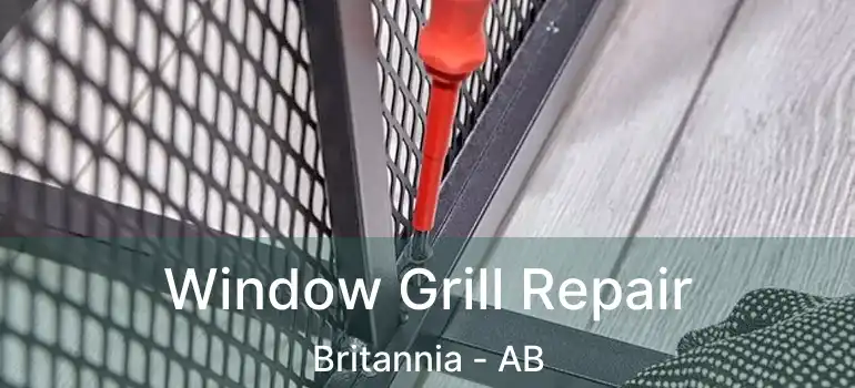  Window Grill Repair Britannia - AB