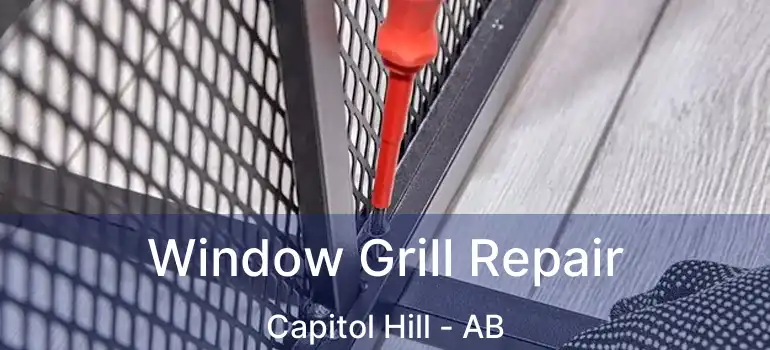  Window Grill Repair Capitol Hill - AB