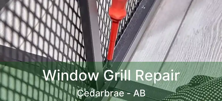  Window Grill Repair Cedarbrae - AB