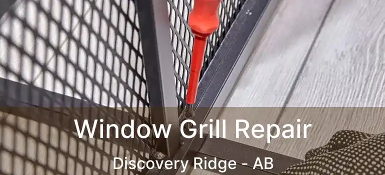  Window Grill Repair Discovery Ridge - AB