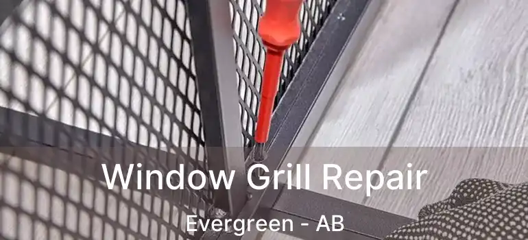  Window Grill Repair Evergreen - AB