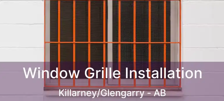  Window Grille Installation Killarney/Glengarry - AB