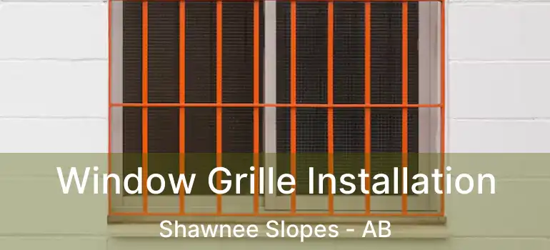  Window Grille Installation Shawnee Slopes - AB