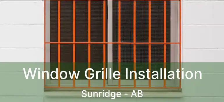  Window Grille Installation Sunridge - AB
