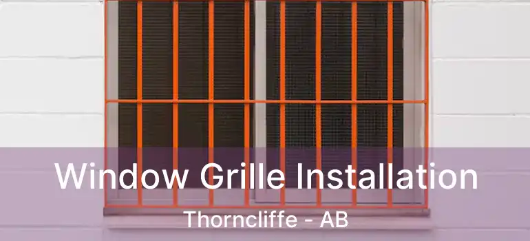  Window Grille Installation Thorncliffe - AB