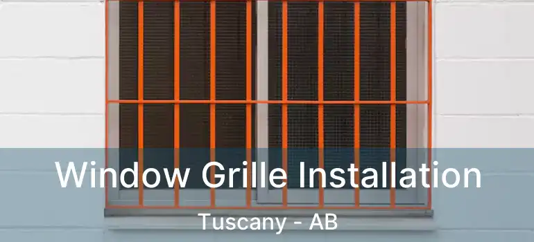  Window Grille Installation Tuscany - AB