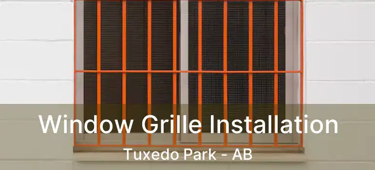  Window Grille Installation Tuxedo Park - AB