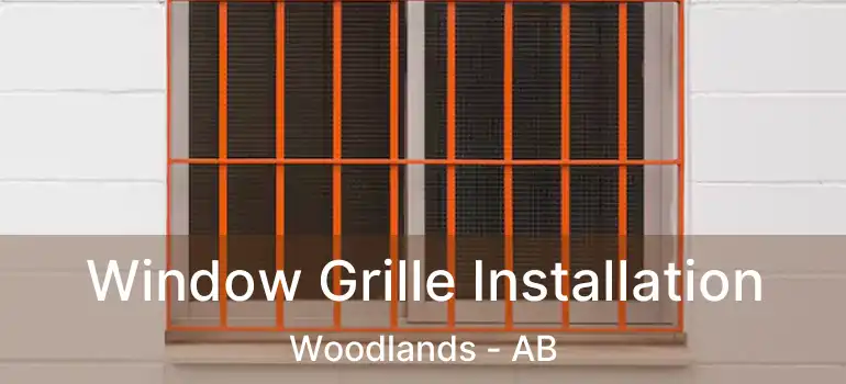  Window Grille Installation Woodlands - AB