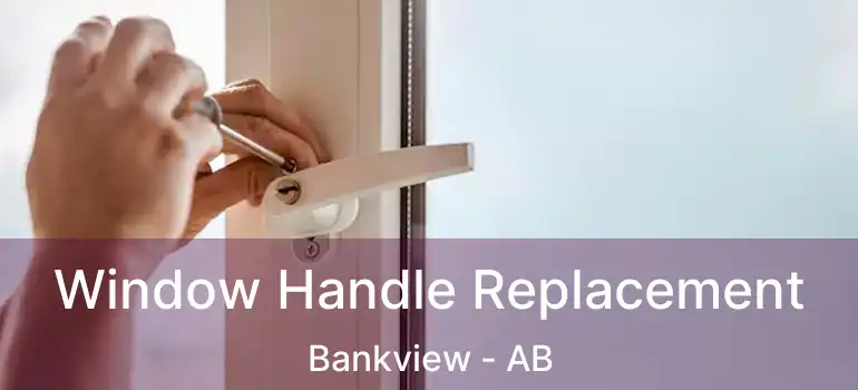  Window Handle Replacement Bankview - AB