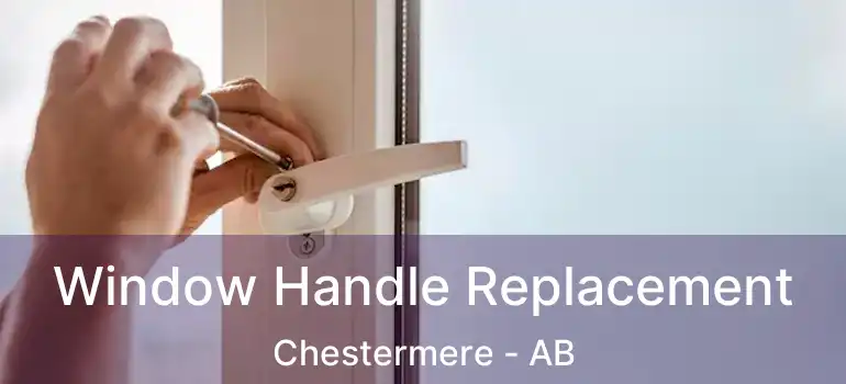  Window Handle Replacement Chestermere - AB