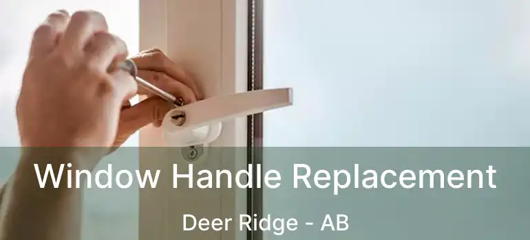  Window Handle Replacement Deer Ridge - AB