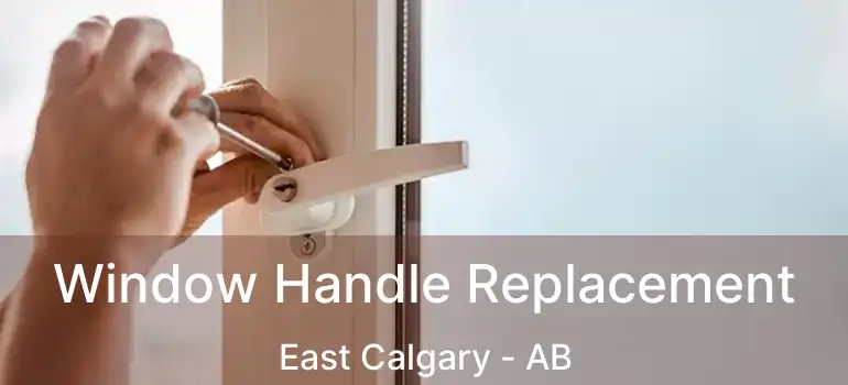  Window Handle Replacement East Calgary - AB