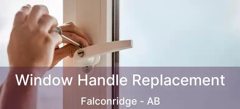  Window Handle Replacement Falconridge - AB