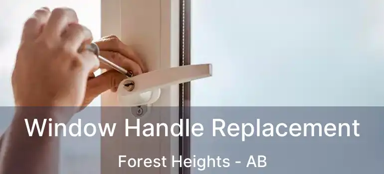  Window Handle Replacement Forest Heights - AB